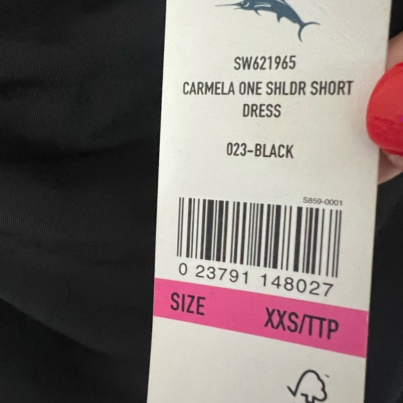 TOMMY BAHAMA Carmela One-shoulder Mini dress - Picture 6 of 7